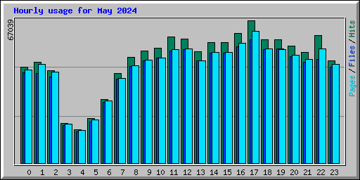 Hourly usage for May 2024